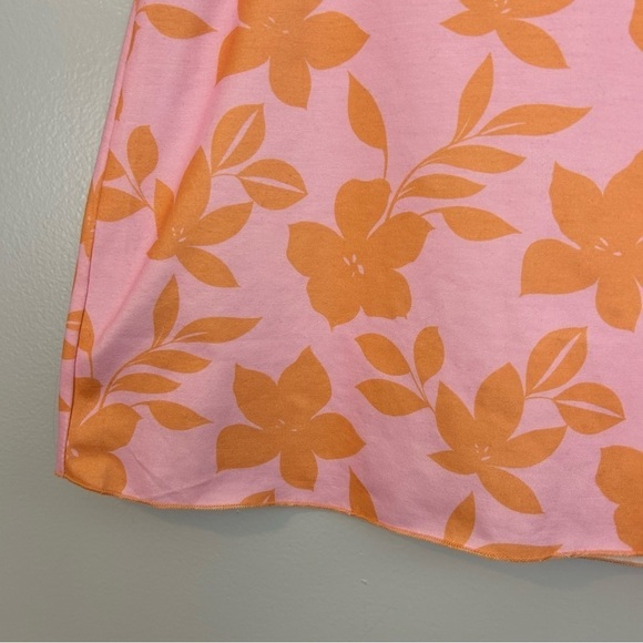 Princess Polly Pink & Orange Floral Mini Skirt Size 4 - Picture 7 of 8